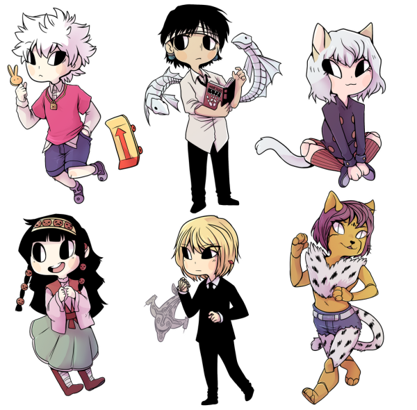 Хантер Хантер Чиби Стикеры