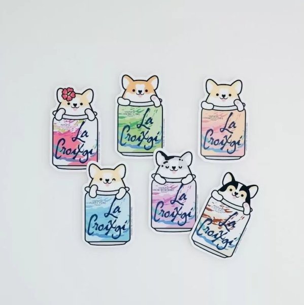 Милые наклейки для скетчбука