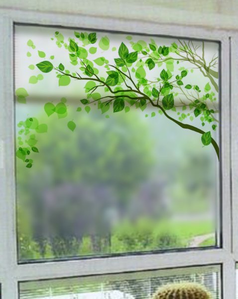 Украшение окон к весне