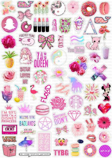 Стикеры для личного дневника