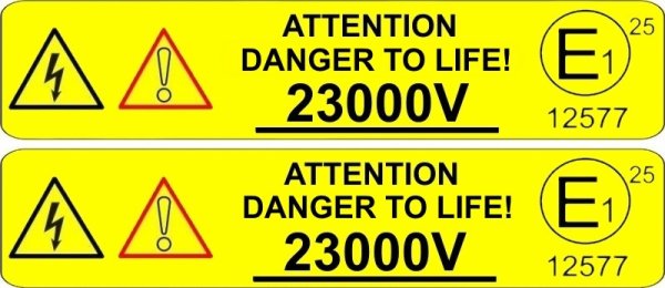 Наклейка ксенон