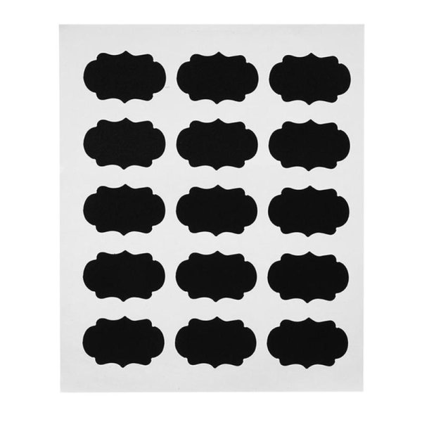 Наклейки на банки черные