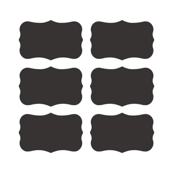 Черные этикетки для банок