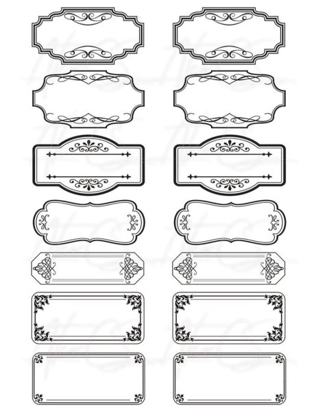 Бирки для баночек