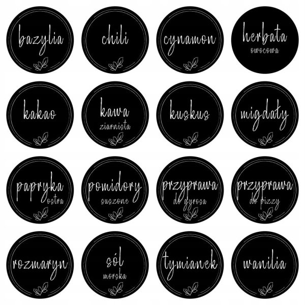 Наклейки для специй