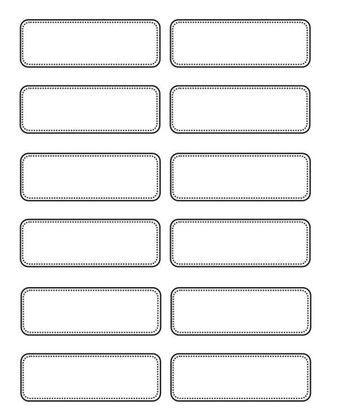 Этикетка трафарет