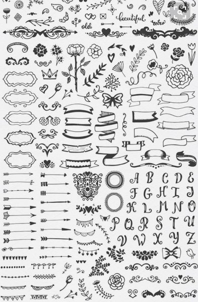 Украшение заголовка в тетради