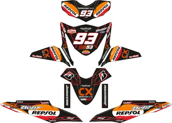 Honda Dio 35 ZX наклейки