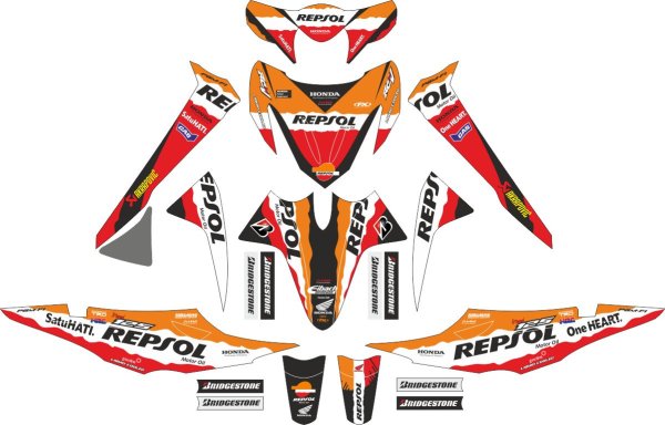 Наклейки Honda Dio 27