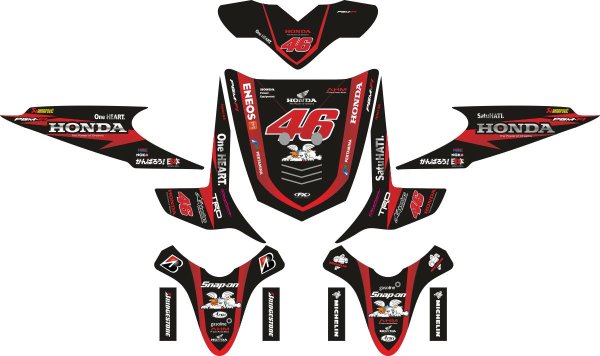 Наклейки на мотик