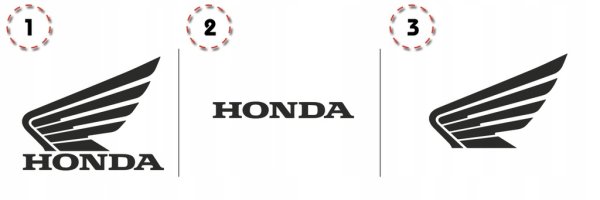 Наклейка на бак Honda cb1300