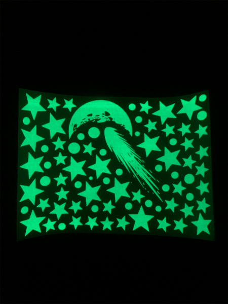 Набор 100 шт. Наклеек "светящиеся звезды»