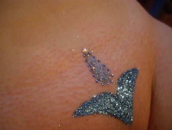 Блеск тату бархатом