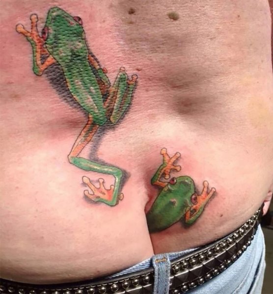 Тату на паху