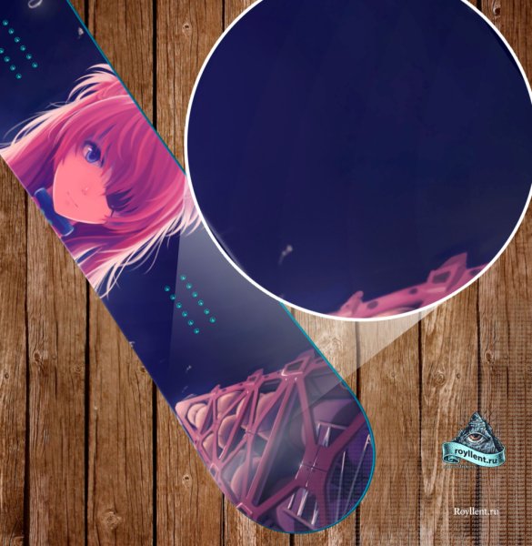 Сноуборд аниме принт