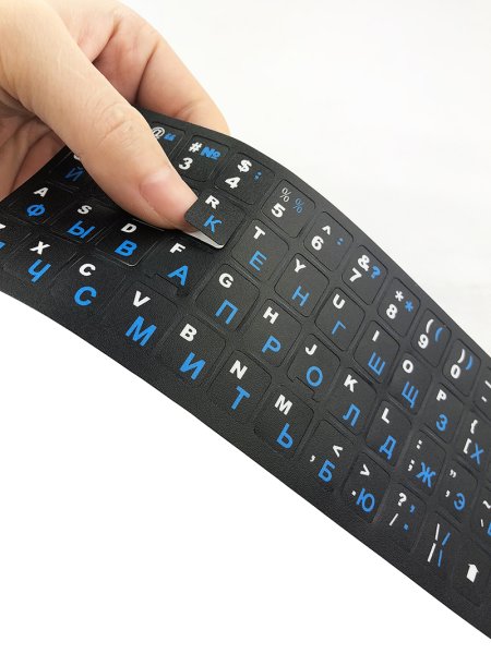 Наклейки на клавиатуру ноутбука