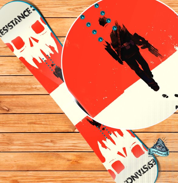 Скейт трафарет