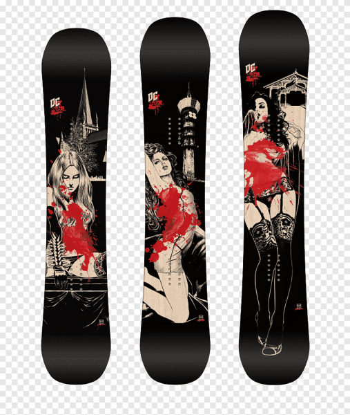 Девушка на сноуборде