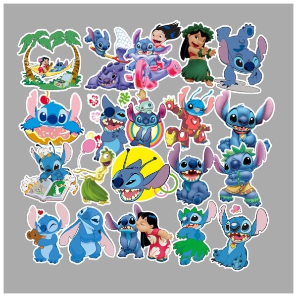 Наклейки Лило и Стич