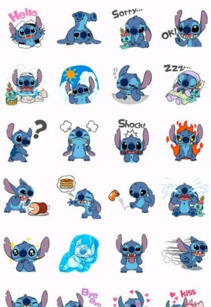 Идеи для наклеек со стичем