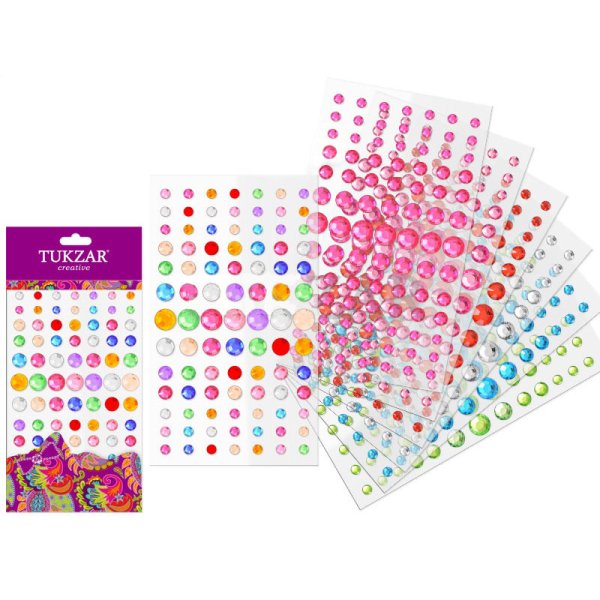 Наклейки-стразы акриловые