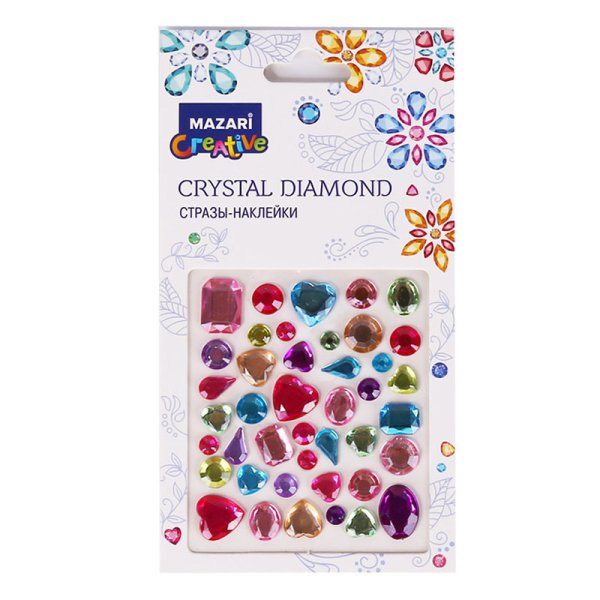 Стразы м-8800 «ассорти» 27*6см Mazari