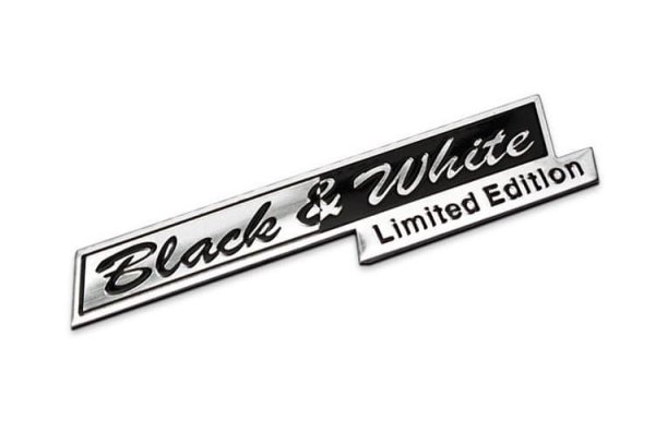 Шильдик Black White Limited Edition