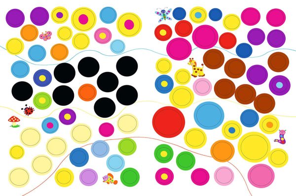 Развивающие наклейки бабочка