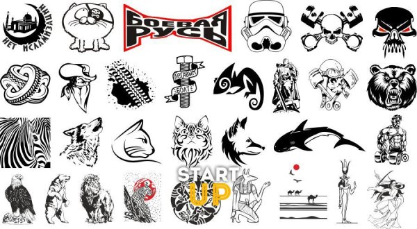 Наклейки Татуировки для мальчиков
