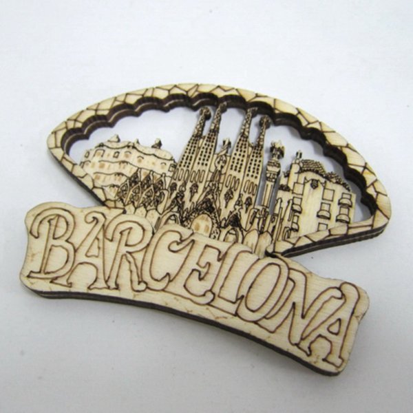 Деревянные магниты на холодильник