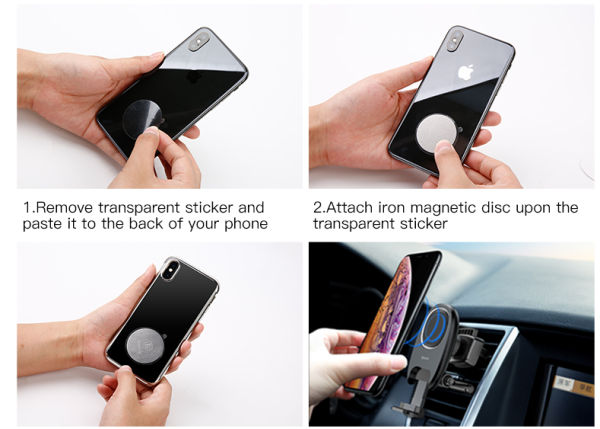 Магнитная наклейка на телефон