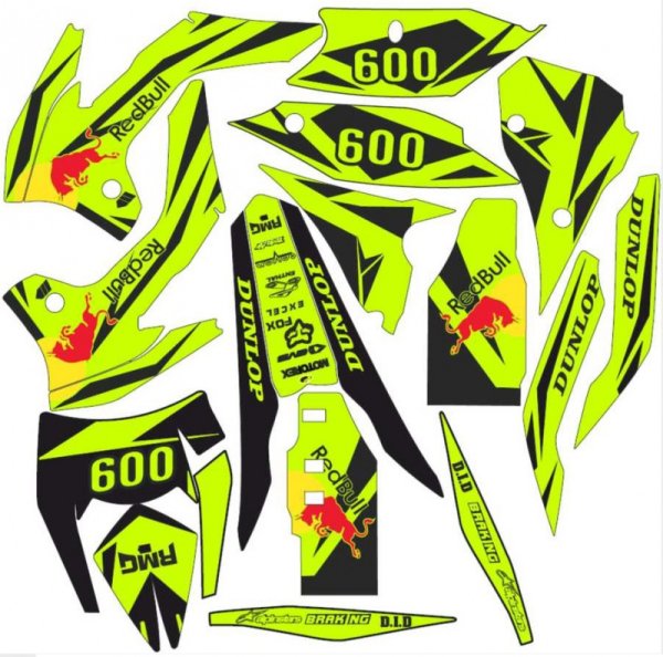 Наклейки на Husqvarna te250