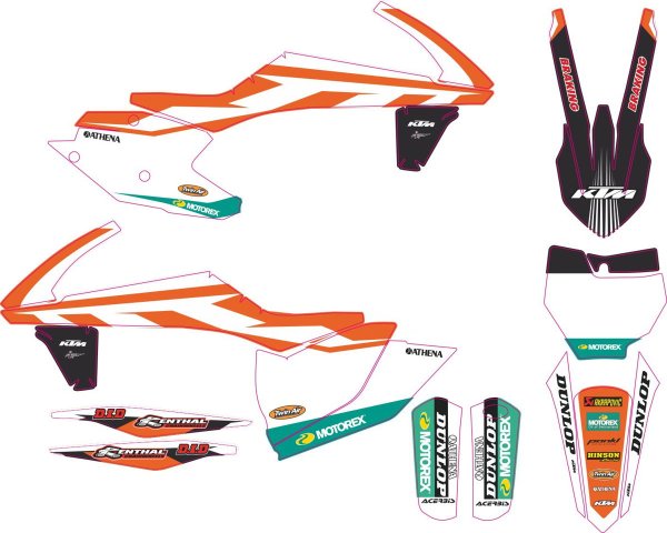 Racer XZR 250 наклейки