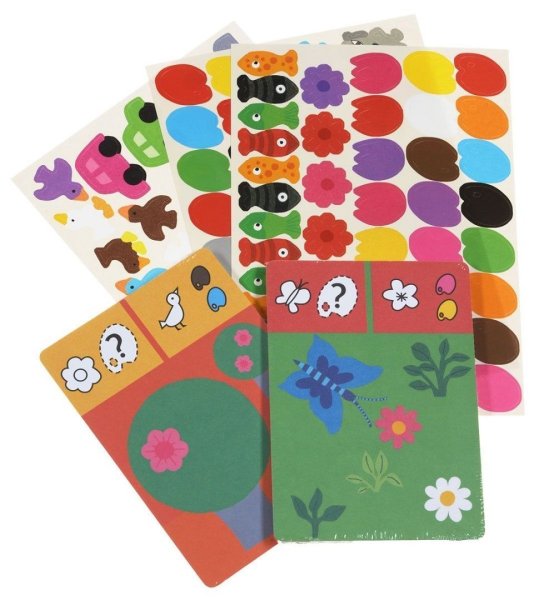 Наклейки обучающие 12 стр