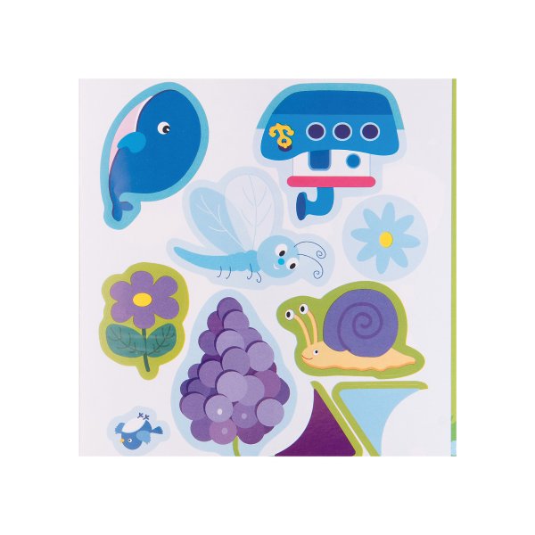 Книжка с наклейками обучающие наклейки Азбука