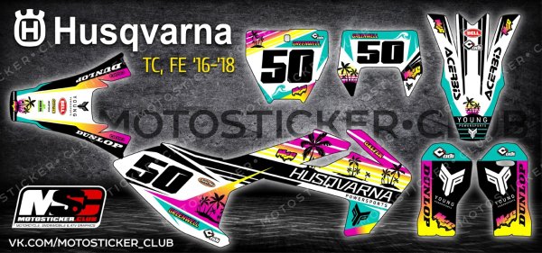 Мотоциклы с наклейками