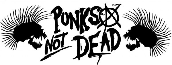 Punks not Dead наклейка