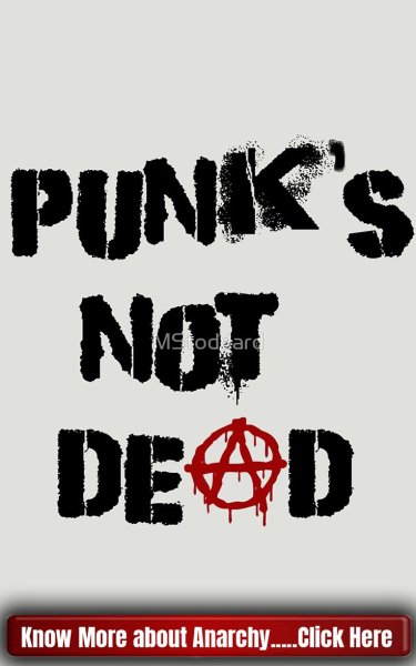 Punks not Dead наклейка
