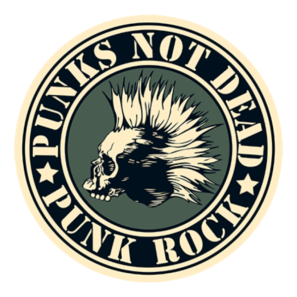 Punks not Dead надпись