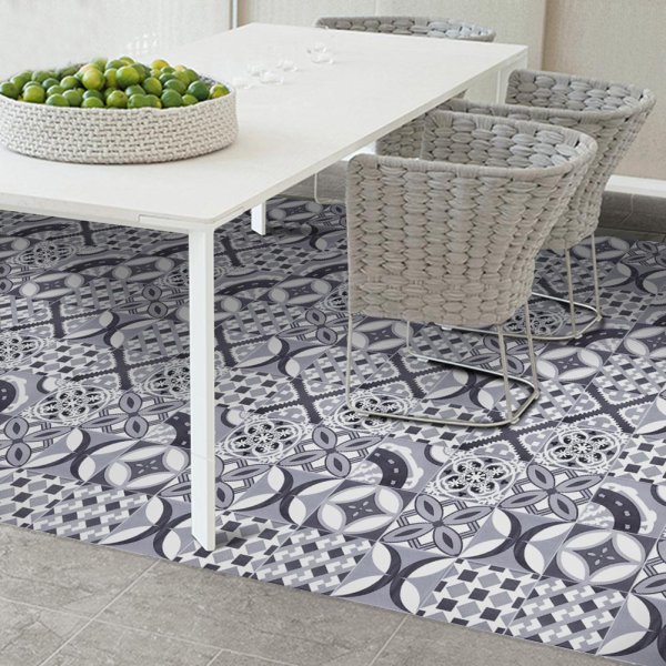 Самоклеющаяся напольная плитка для кухни