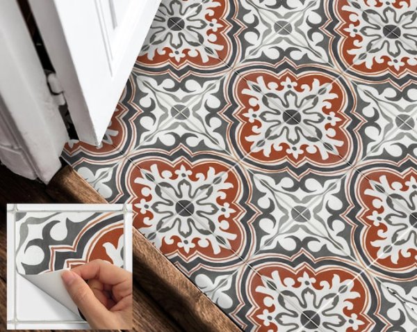 Наклейки на линолеум декоративные