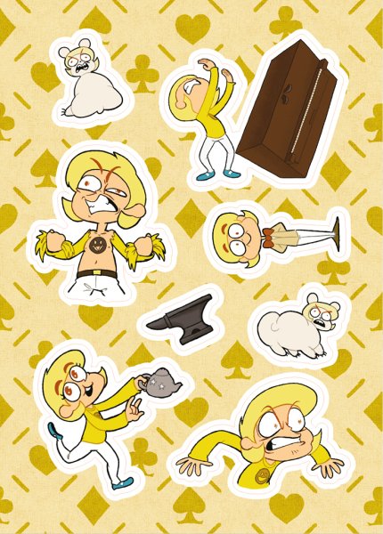 Феликс 13 карт наклейки