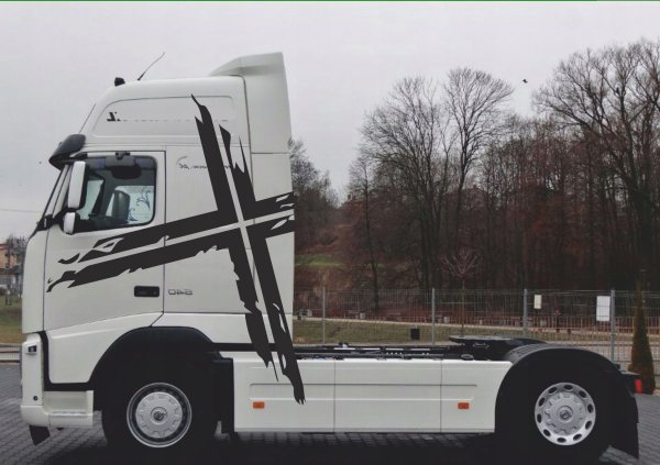 Volvo fh12 наклейка Globetrotter