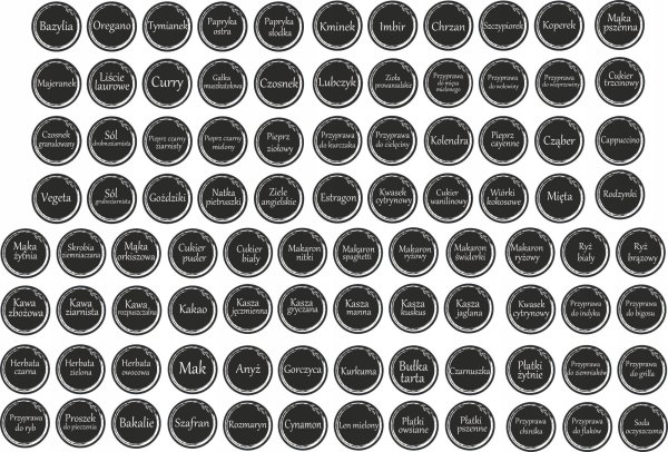 Наклейки для специй