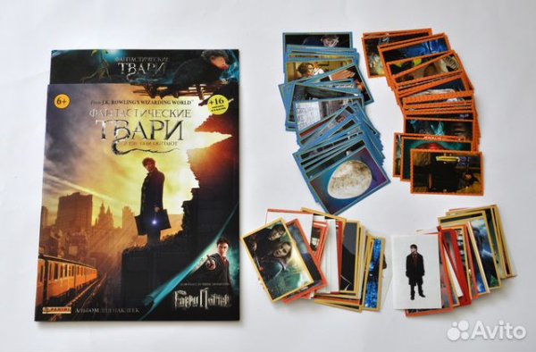 Наклейки Панини фантастические твари и где они обитают