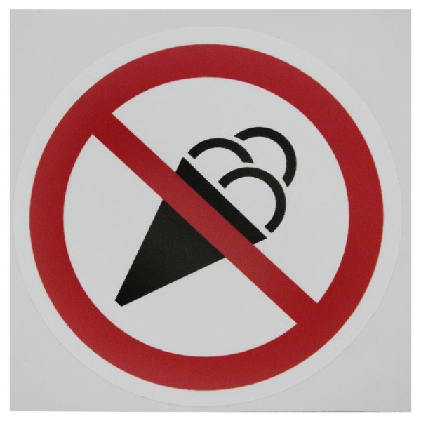 Табличка не входить