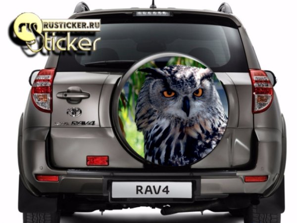 Наклейка волк на машину