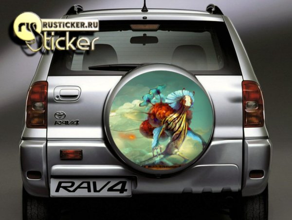 Наклейки на запаску автомобиля