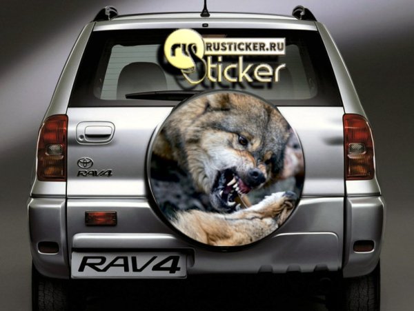 Наклейки на авто Тойота рав 4