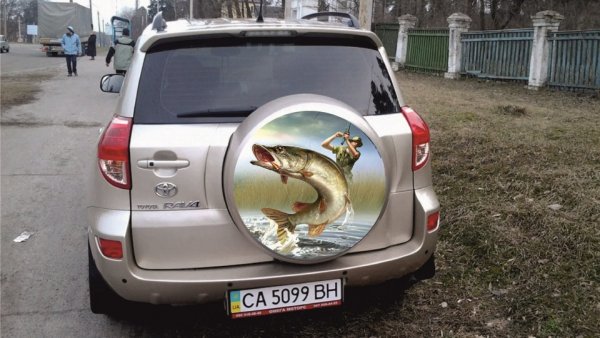 Наклейки тигра на авто